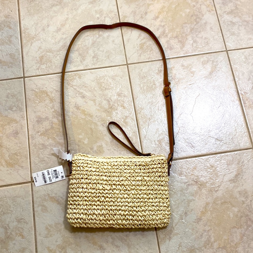 I.N.C International Concepts. straw purse. Floral - Picture 3 of 5